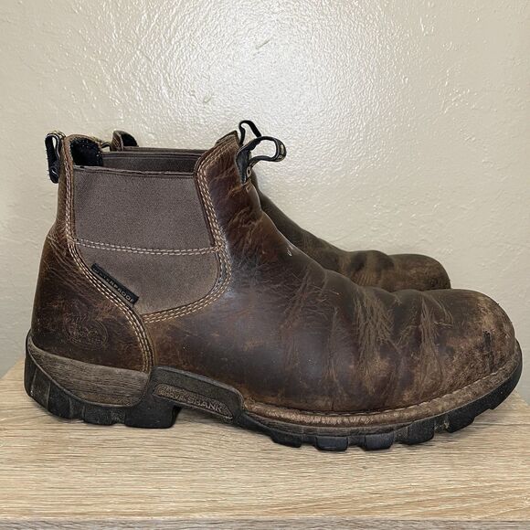 Georgia Boot Eagle One Waterproof Chelsea Work Boot GB00315 Size 12 Mens 4”